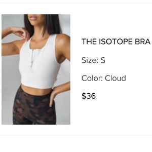 Balance Athletica isotope bra never worn! Too big for me